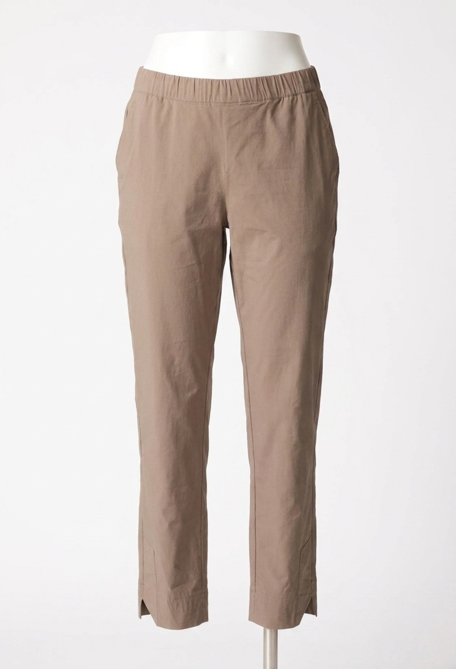 NEW HABITAT straight ankle pant in truffle